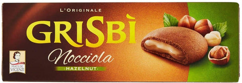 Vicenzi Grisbi Nocciola Kekse mit haselnuss creme150g riegel biskuits kuchen 12x italienisch Original