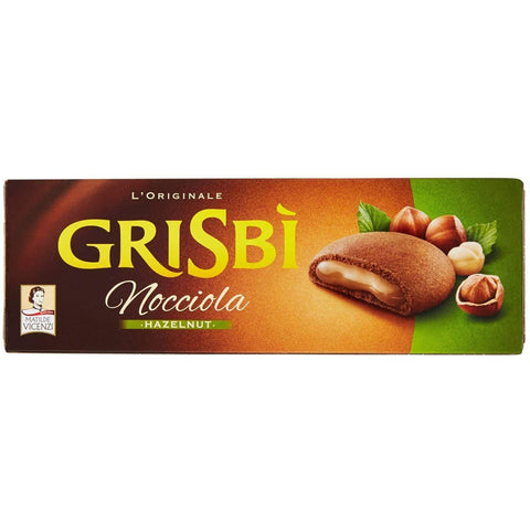 Vicenzi Grisbi Nocciola Kekse mit haselnuss creme150g riegel biskuits kuchen 12x italienisch Original