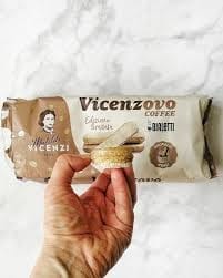 Vicenzi Kekse 12x Vicenzi Vicenzovo Savoiardi al Caffè Bialetti Löffelbiskuits mit Kaffeegeschmack 200g