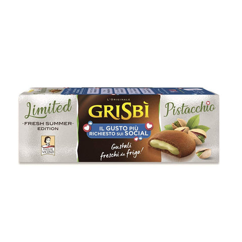 Vicenzi Matilde Grisbi Biscotti Pistacchio kekse mit pistaziencreme füllung biscuits cookies 100% Italienische Kekse 3x150g Original italienisch