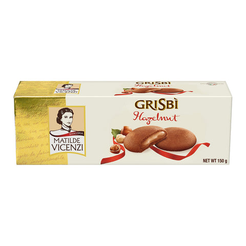 Vicenzi Grisbi Nocciola Kekse mit haselnuss creme150 g riegel biskuits kuchen italienisch Original