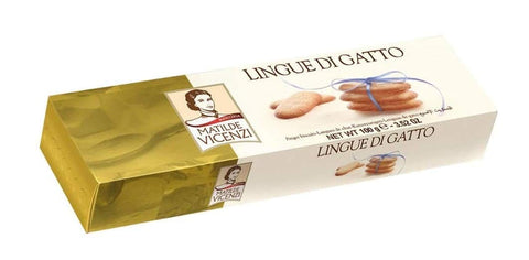 Vicenzi Lingue di gatto riegel Butterplätzchen kekse 100 g 6x italienisch Original