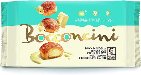 Vicenzi Matilde Bocconcini mit Milchcreme & weißer Schokolade 100 G Kekse italienisch Original