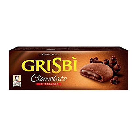 Vicenzi Kekse Vicenzi Grisbi Chocolate Schokolade Kekse schokoriegel riegel 150 g 12x italienisch Original 8033102690062