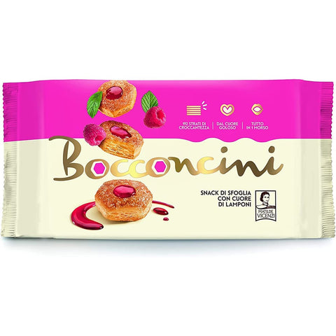Vicenzi Kekse Vicenzi Matilde Vicenzi Bocconcini mit Himbeerherz 3x 90 g italienisch Original 8000350006297