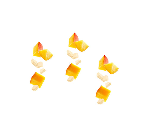 Vicenzi Knabberartikel 12x Vicenzi Grisbì Mango e Cioccolato bianco Kekse mit Mango- und weißer Schokoladencremefüllung, 112 g