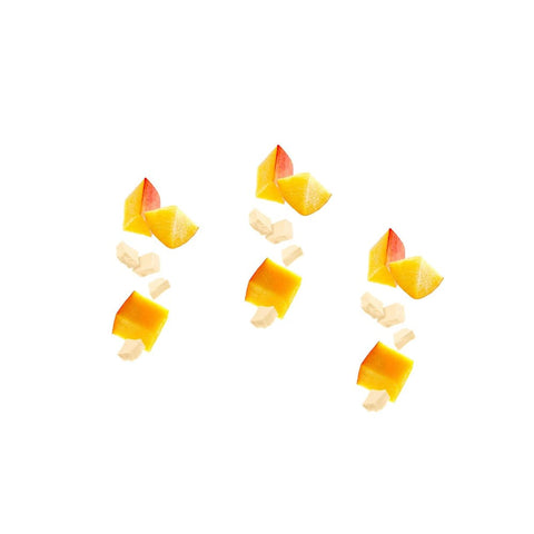 Vicenzi Knabberartikel 6x Vicenzi Grisbì Mango e Cioccolato bianco Kekse mit Mango- und weißer Schokoladencremefüllung, 112 g