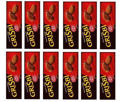 Vicenzi Knabberartikel Grisbì Kit Kat – Gefüllte Kekse mit Schoko-Creme, Special Edition, 12 x 112 g Außen knusprig, innen cremig: Matilde Vicenzis italienische Desserts 8000350009168