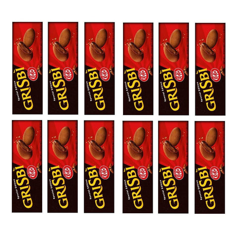 Vicenzi Knabberartikel Vicenzi Grisbì Kit Kat Gefüllte Kekse mit Schoko Creme Außen knusprig innen cremig Matilde Vicenzis Desserts 12 x 112 g italienisch Original 8000350009168