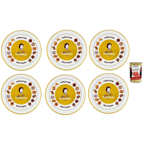 Vicenzi Matilde Biscotti Minivoglie, Auswahl an Gebäck 6x500g Original italienisch Kekse