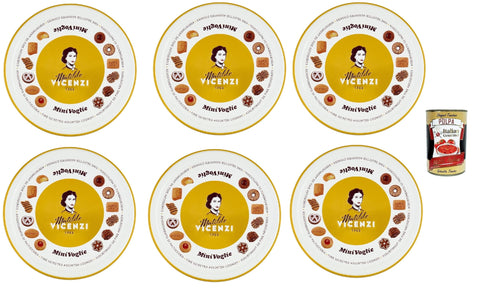 Vicenzi Matilde Biscotti Minivoglie, Auswahl an Gebäck 6x500g Original italienisch Kekse