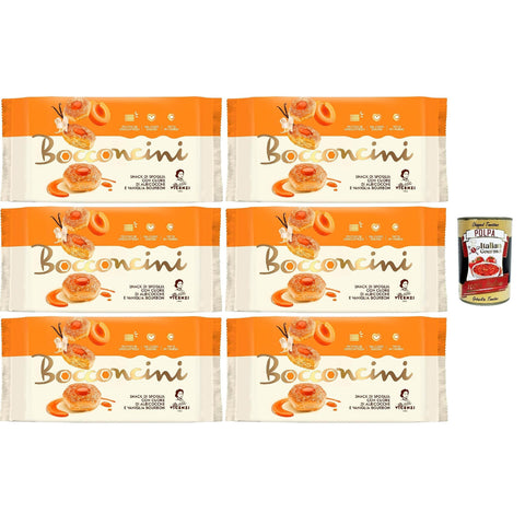 Vicenzi Matilde millefoglie Bocconcini di Albicocche e Vaniglia, Blätterteigbacken 6x90g Original italienisch Gebäck