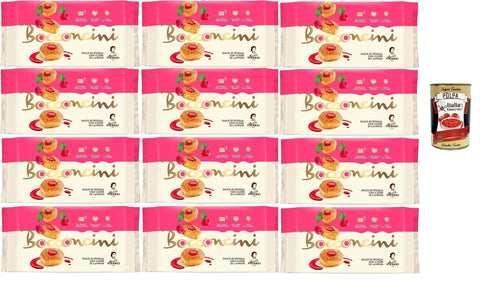Vicenzi Matilde millefoglie Bocconcini Ripieno di Farcitura al Lampone,Blätterteigbacken,knusprige und zarte,snack Himbeerfüllung creme 12x 90 g italienisch Original