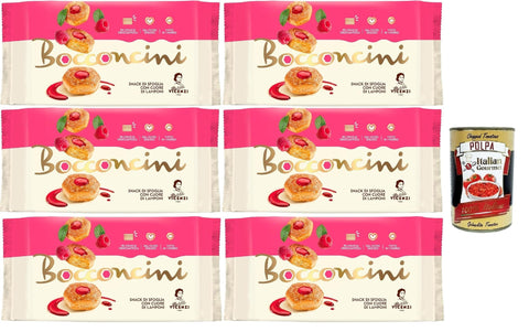 Vicenzi Matilde millefoglie Bocconcini Ripieno di Farcitura al Lampone, Blätterteigbacken 6x90g Original italienisch Gebäck