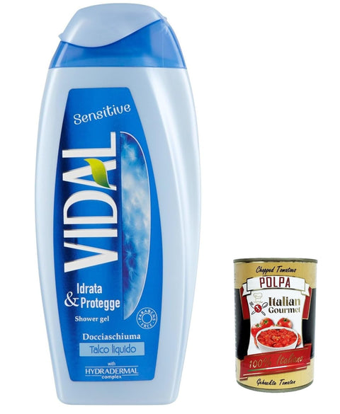 Vidal Docciagel Duschgel Talco liquido Talkum 12x 250 ml italienisch Original