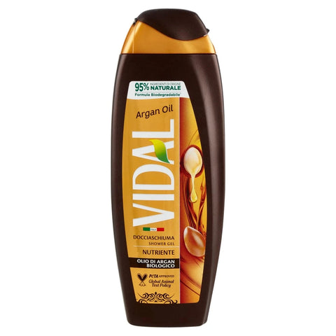 Vidal Duschgel 12x Vidal Docciaschiuma Olio Argan Arganöl-Duschgel 250 ml 8008970036984