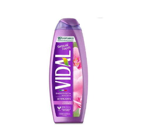 Vidal Duschgel 3x Vidal Bagnodoccia Camelia ed Ambra 500ml 8008970055428