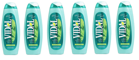 Vidal white musk weißes Moos Schaumbäder Bades bath shower foam 6x500ml Original italienisch Pflege