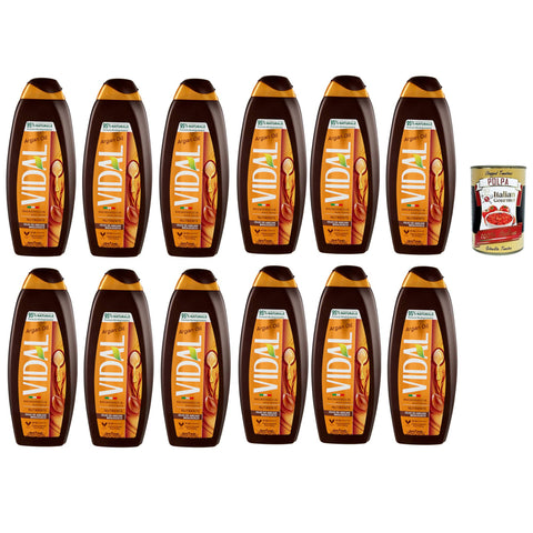 Vidal bagnoschiuma Argan oil, Arganöl Schaumbäder Bades bath shower foam 12x 500 ml Duschgel italienisch Original