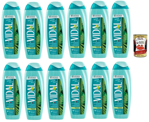 Vidal Duschgel Vidal docciagel muschio bianco, Duschgel, Moschus, weiß, 250 ml, 12x 250 ml + Italian Gourmet polpa 400g 8008970056036