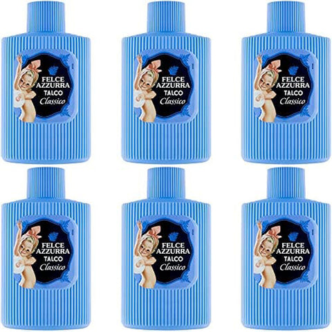 Felce azzurra PAGLIERI Talco Classico Körperpuder Talkpuder Talkum 6x150g Original italienisch Pflege