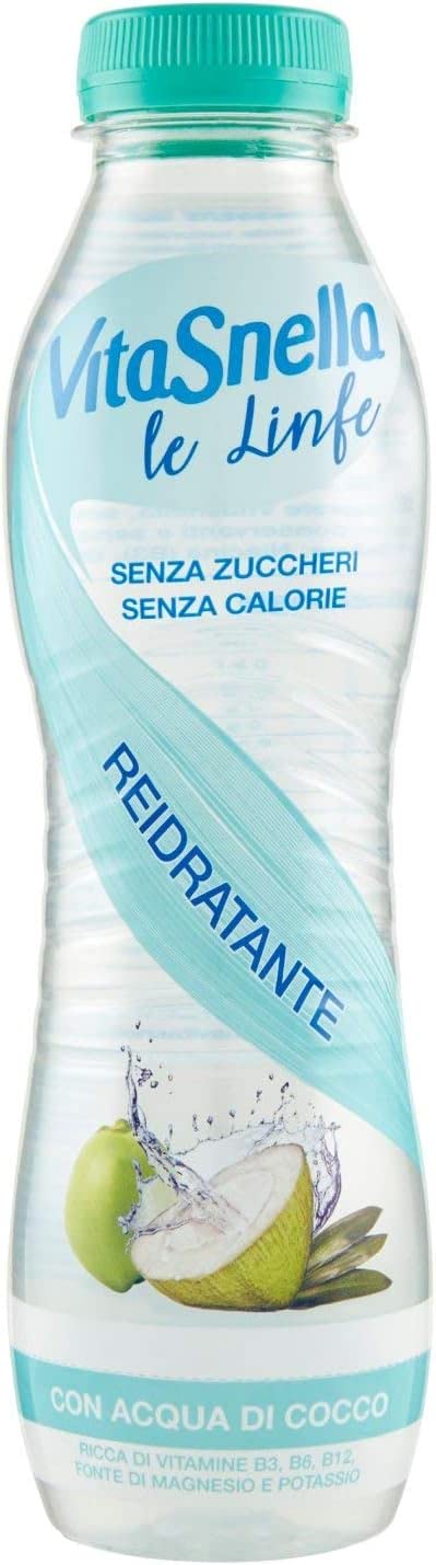 Vitasnella Le linfe Rehydrierendes Kokosnusswasser - 500 ml 12x italienisch Original