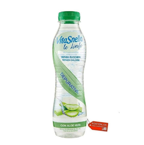 Vitasnella Soft Drink 12x Vitasnella le Linfe Depurativa con Aloe Vera 500 ml 8006290804023