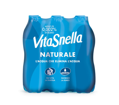 Vitasnella Stilles Wasser Vitasnella Acqua Oligominerale Naturale 0.5L (Confezione da 6) 8006290611522