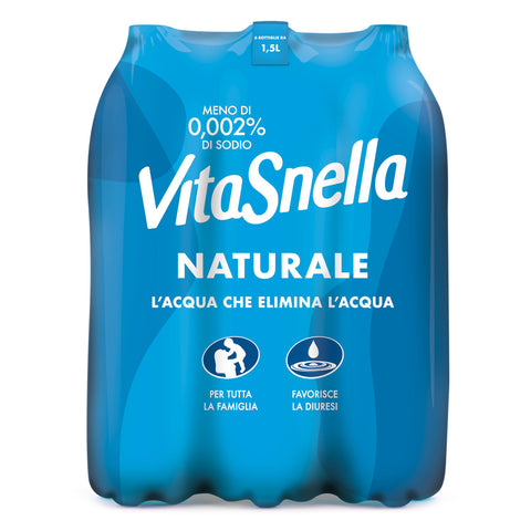 Vitasnella Acqua Oligominerale Naturale 1x1,5l Original italienisch Getränk