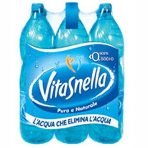 Vitasnella Natürliches Wasser 6x1,5l Original italienisch Getränk