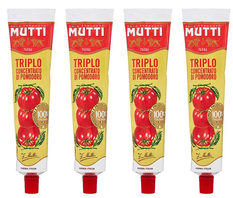 Vittleitaly Pastasaucen Mutti Tomatensauce 3-fach konzentriert, Tube 185 g, 4 Stück 80042525