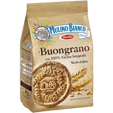Mulino Bianco Buongrano Biscotti 100% Integral 12 Pezzi Da i 350 Grammi 1x4308g Original italienisch Kekse