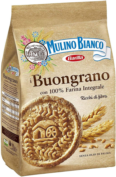 Mulino Bianco Buongrano Biscotti 100% Integrali 6 Pezzi Da 350 Grammi Original italienisch