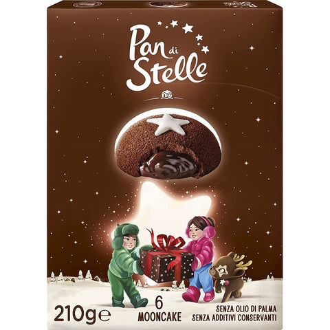 Pan di Stelle Mooncake Merendine 6 Confezioni da 210 Grammi Original italienisch