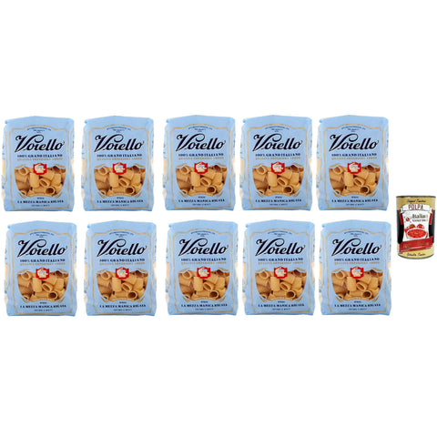 Voiello Pasta Mezze Maniche Rigate Nudeln 100 % italienische N 122 500 g Kurze Pasta italienisch Original