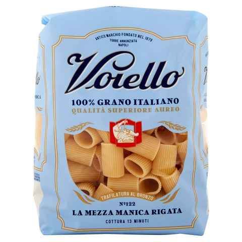 Voiello Kurze Pasta Voiello 122 halbe Ärmel gestreift - 8 Stück à 500 g [4 kg] 8076810500490