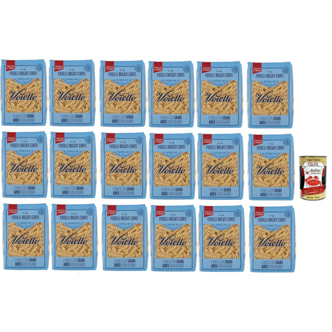 Voiello Pasta Fusilli bucati corti Nudeln 100% italienische N145, Bronze Zeichnen 18x500g Original italienisch