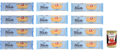 Voiello Längliche Pasta Testpaket Voiello Pasta Spaghetto linguine gran spaghetto Nudeln 100 % italienische 12x 500g + Italian Gourmet Polpa 400g 8076810500544