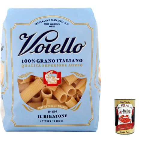 Voiello Pasta Il Rigatone Nudeln 100 % italienische N142 500 g 10x italienisch Original + kostenlos Polpa 400 g