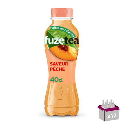 Wine And More Eistee FuzeTea Eistee, Pfirsich, 12 x 40 ml 3701481853679