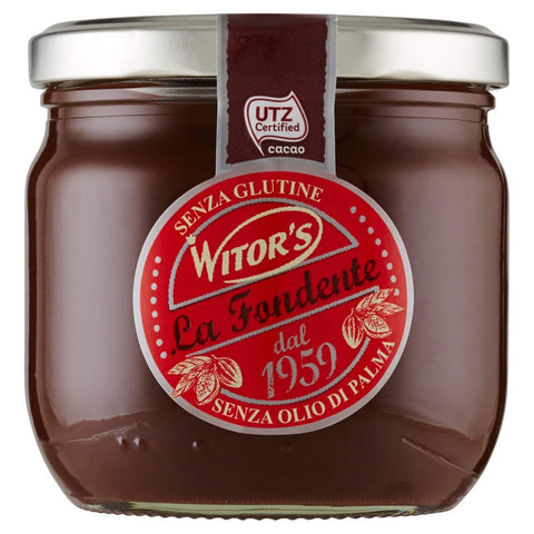 WITOR'S Schokoladenaufstrich WITOR'S Crema La Fondente (Glas) 3x 200 g italienisch Original 8003535050252
