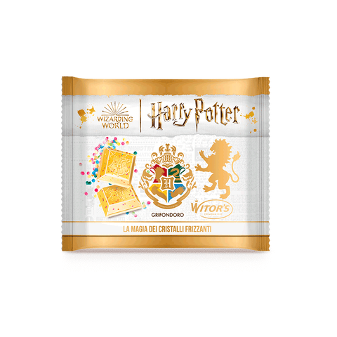 Witor's Weihnachtssüßigkeiten 5x Witor's Harry Potter cioccolato bianco Cristalli frizzanti - weiße schokolade funkelnde kristalle 50gr 8003535084615