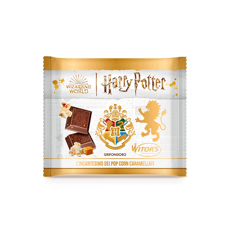 Witor's Weihnachtssüßigkeiten Witor's Harry Potter cioccolato al latte con pop corn caramellati - Milchschokolade mit karamellisiertem Popcorn 50gr 8003535084653