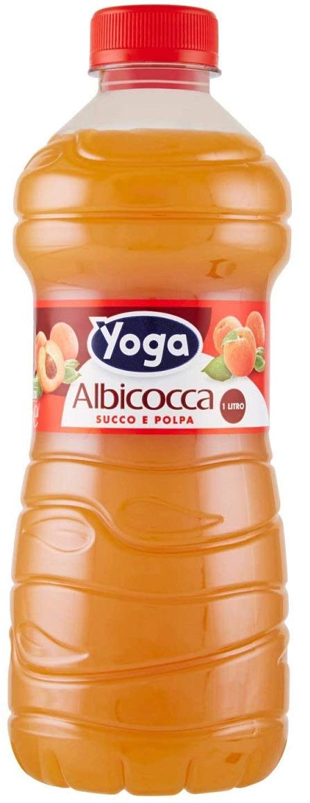 Yoga Fruchtsaft fruit juice Pet flasche Albicocca Aprikose saft 12x1l Original italienisch Getränk
