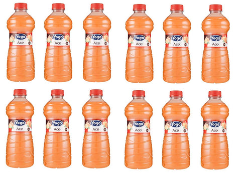 Yoga Succo Ace Fruchtsaft hergestellt aus Orangensaft Karotten Zitrone 12x 1Lt italienisch Original