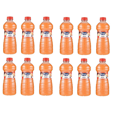 Yoga Succo Ace Fruchtsaft hergestellt aus Orangensaft Karotten Zitrone 12x 1Lt italienisch Original