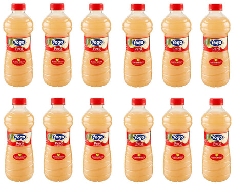 Yoga Succo Pera Fruchtsaft Birnenfruchtsaft Saft alkoholfreies Getränk 12x1l Original italienisch