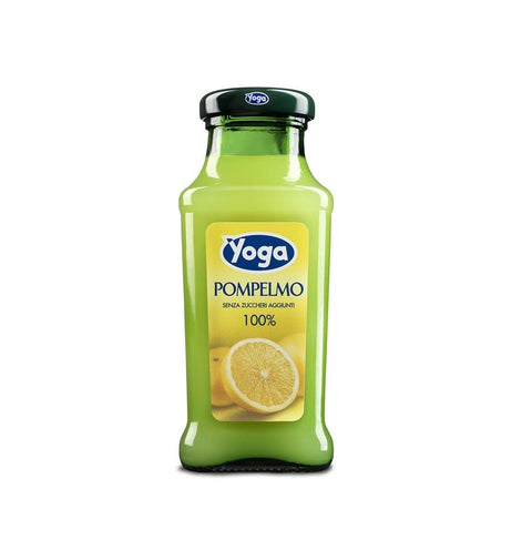 Yoga Bar flasche Fruchtsaft fruit juice Pompelmo 100% Grapefruit saft 24x200ml Original italienisch Getränk