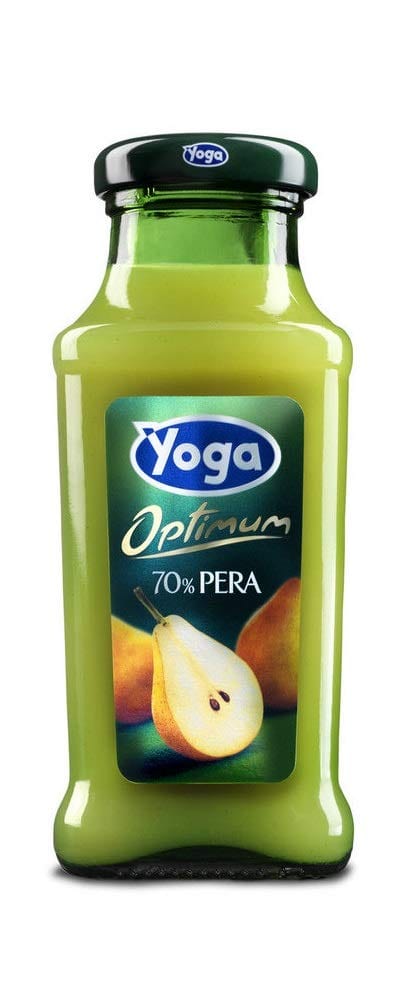Yoga Bar Pera Birne Fruchtsaft Getränk Fruchtgeschmack Glasflasche 200 ml fruit juice Fruchtsäfte italienisch Original