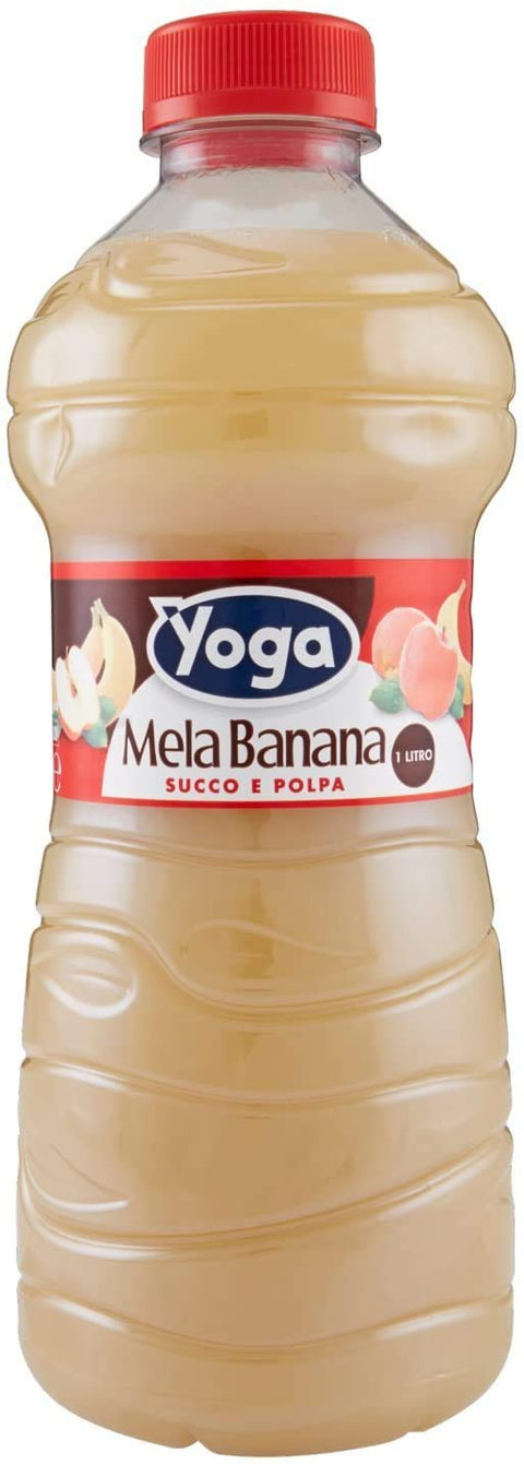 Yoga Succo Di Frutta Mela e Banana Apfel Banane Fruchtsaft Getränke 1 l Fruchtsäfte italienisch Original